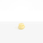 Dinosaur Designs Small Pebble Jar in Lemon color resin