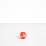 Dinosaur Designs Small Pebble Jar in Strawberry color resin