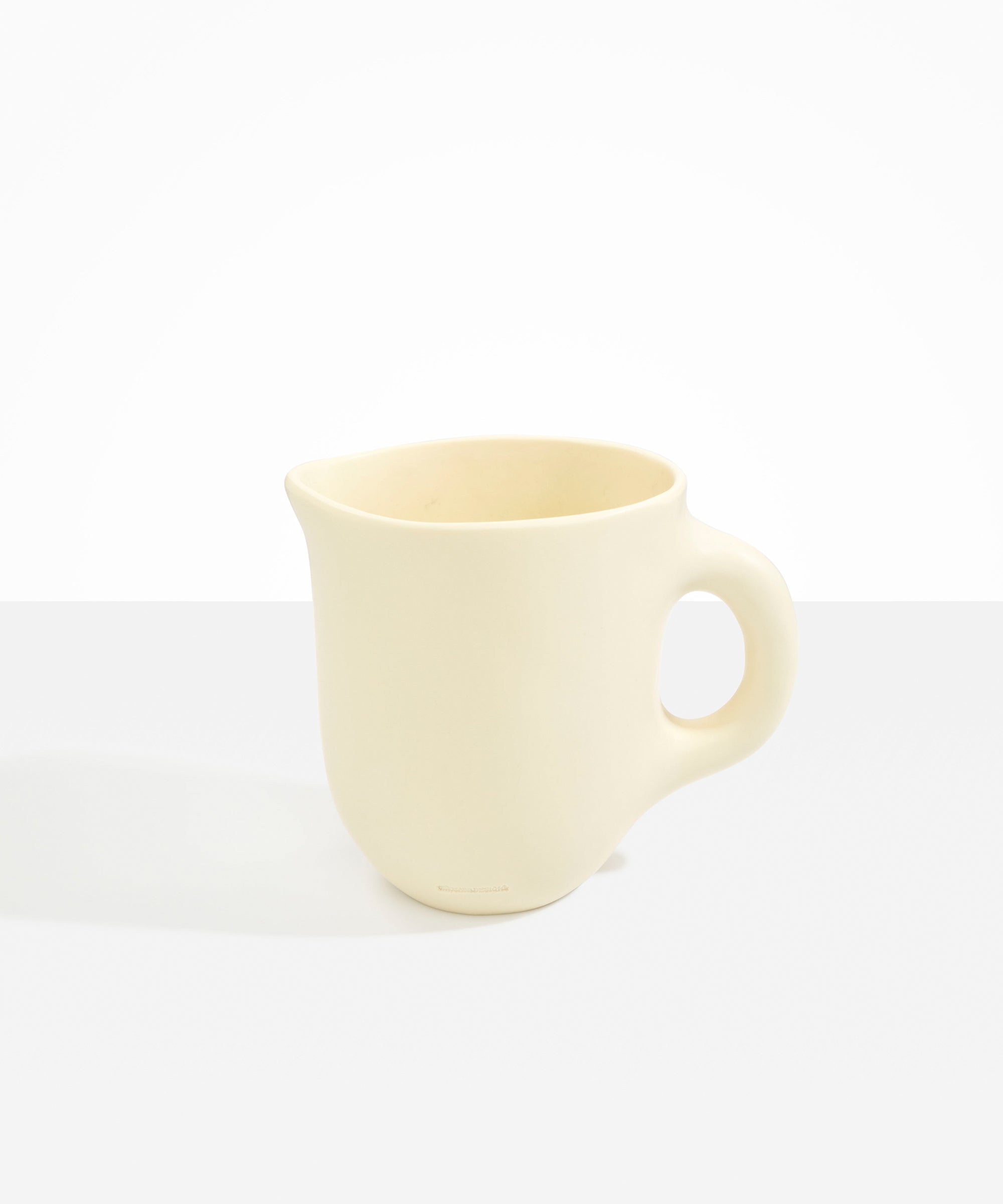 Dinosaur Designs Large Rock Jug in Cream color resin