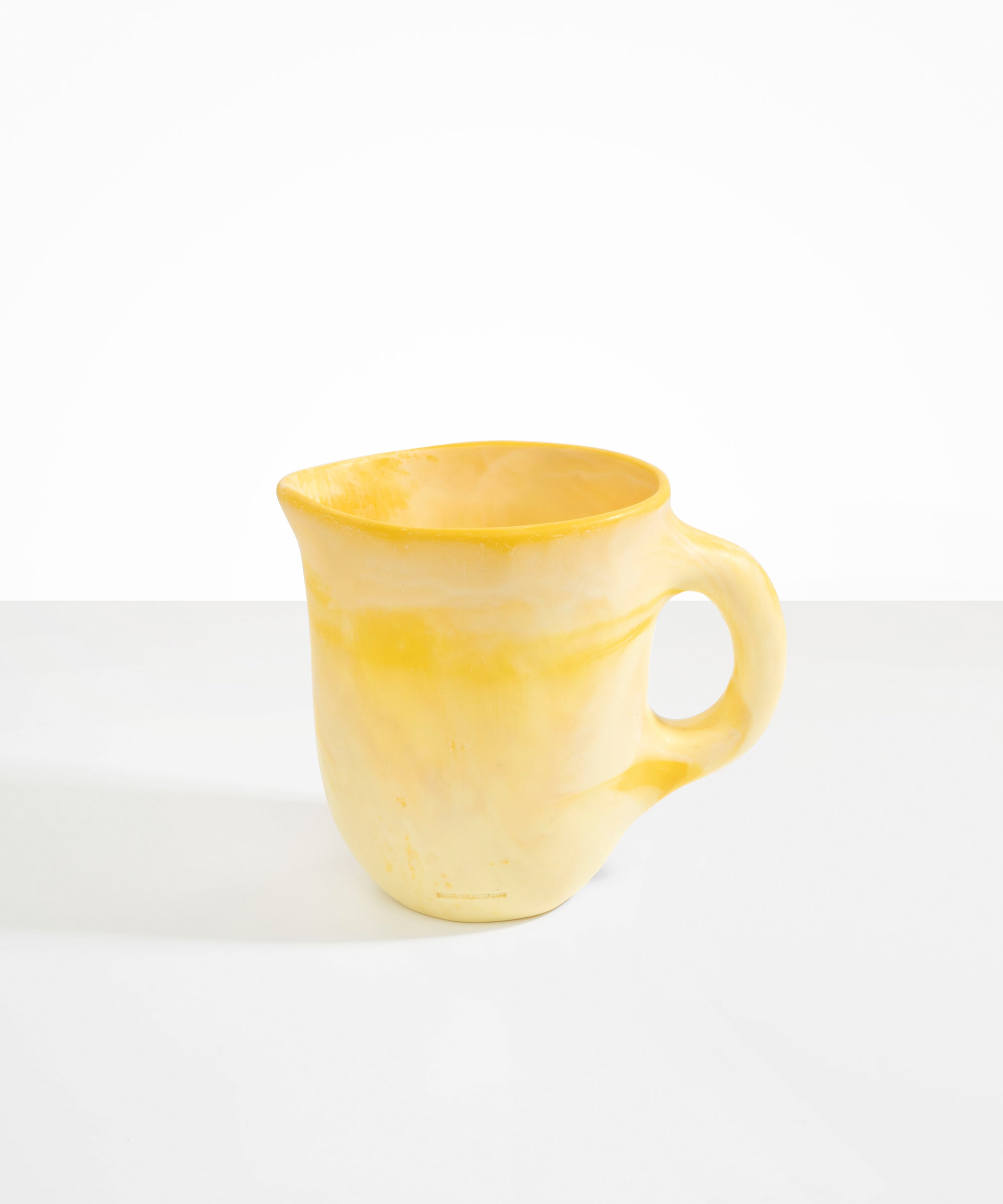 Dinosaur Designs Large Rock Jug in Daisy color resin