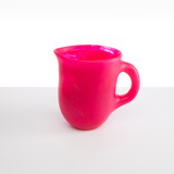 Dinosaur Designs Large Rock Jug in Flamingo color resin