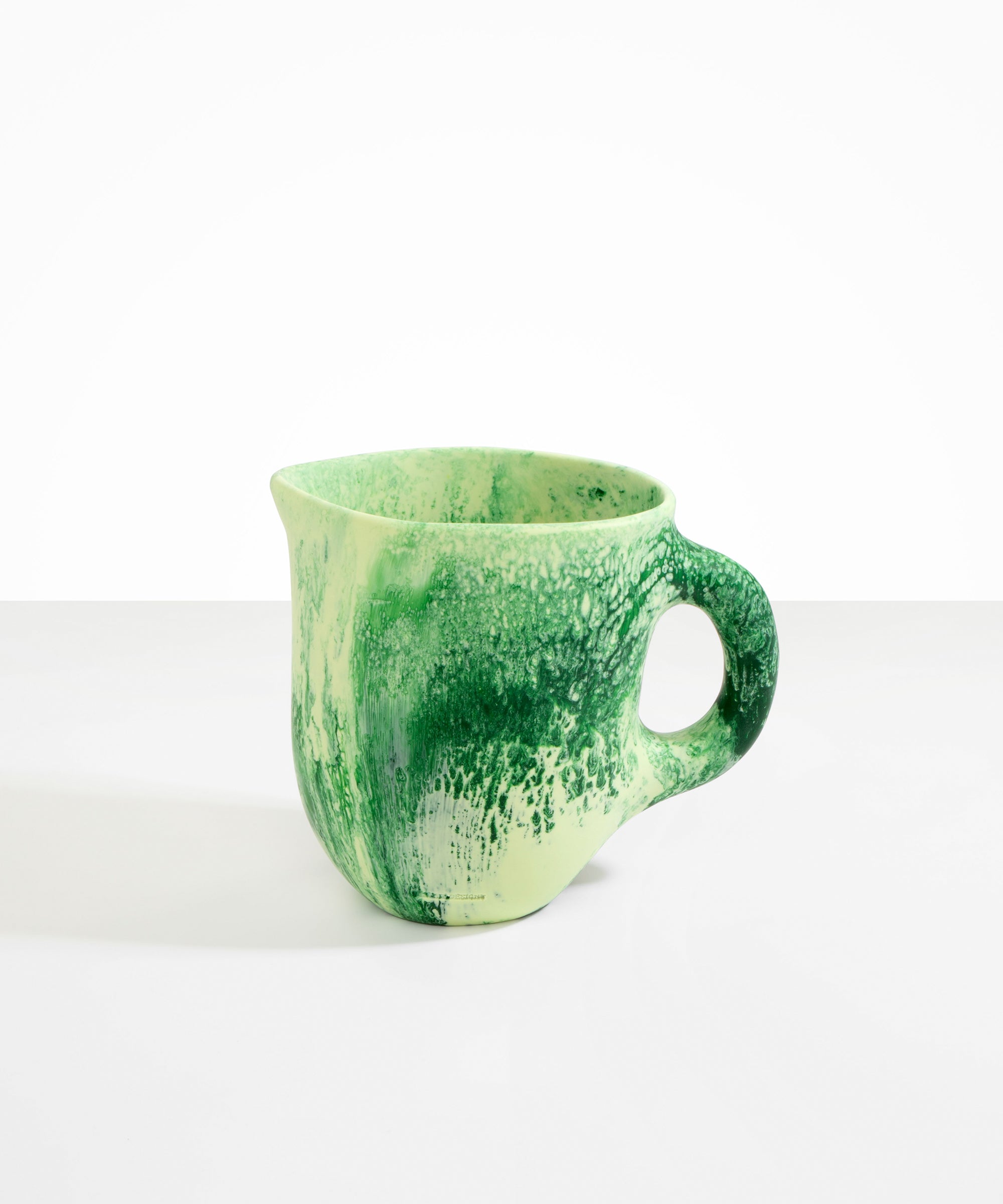 Dinosaur Designs Large Rock Jug in Grass color resin