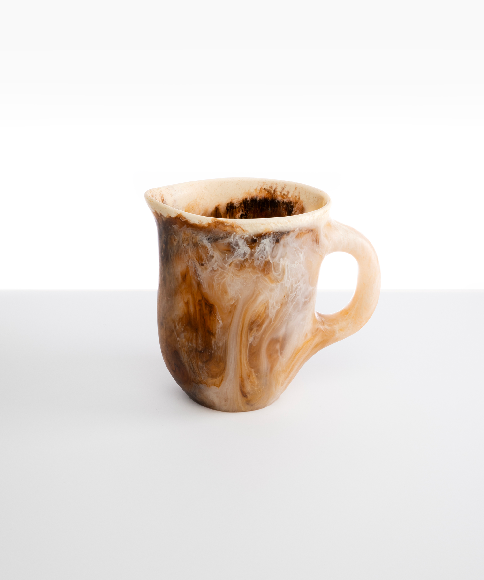 Dinosaur Designs Large Rock Jug in Light Horn color resin