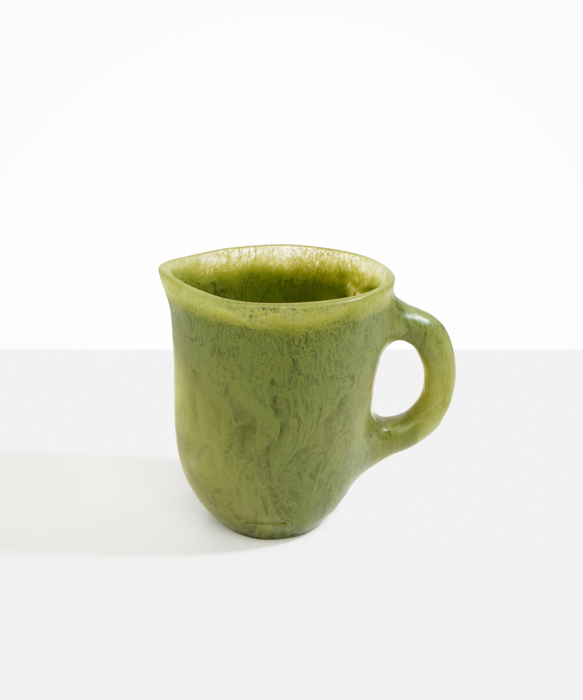 Dinosaur Designs Large Rock Jug in Olive color resin