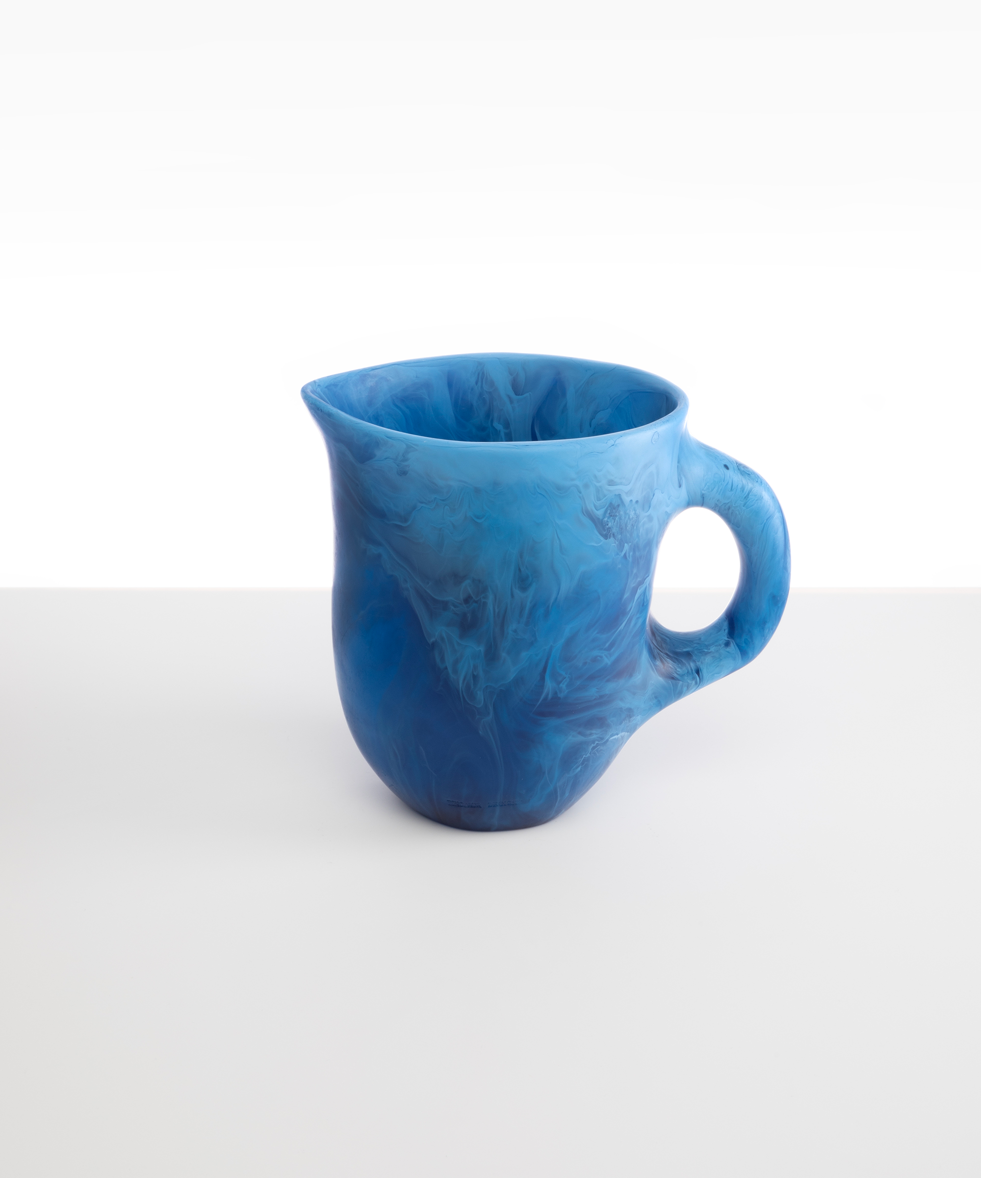 Dinosaur Designs Large Rock Jug in Sky color resin