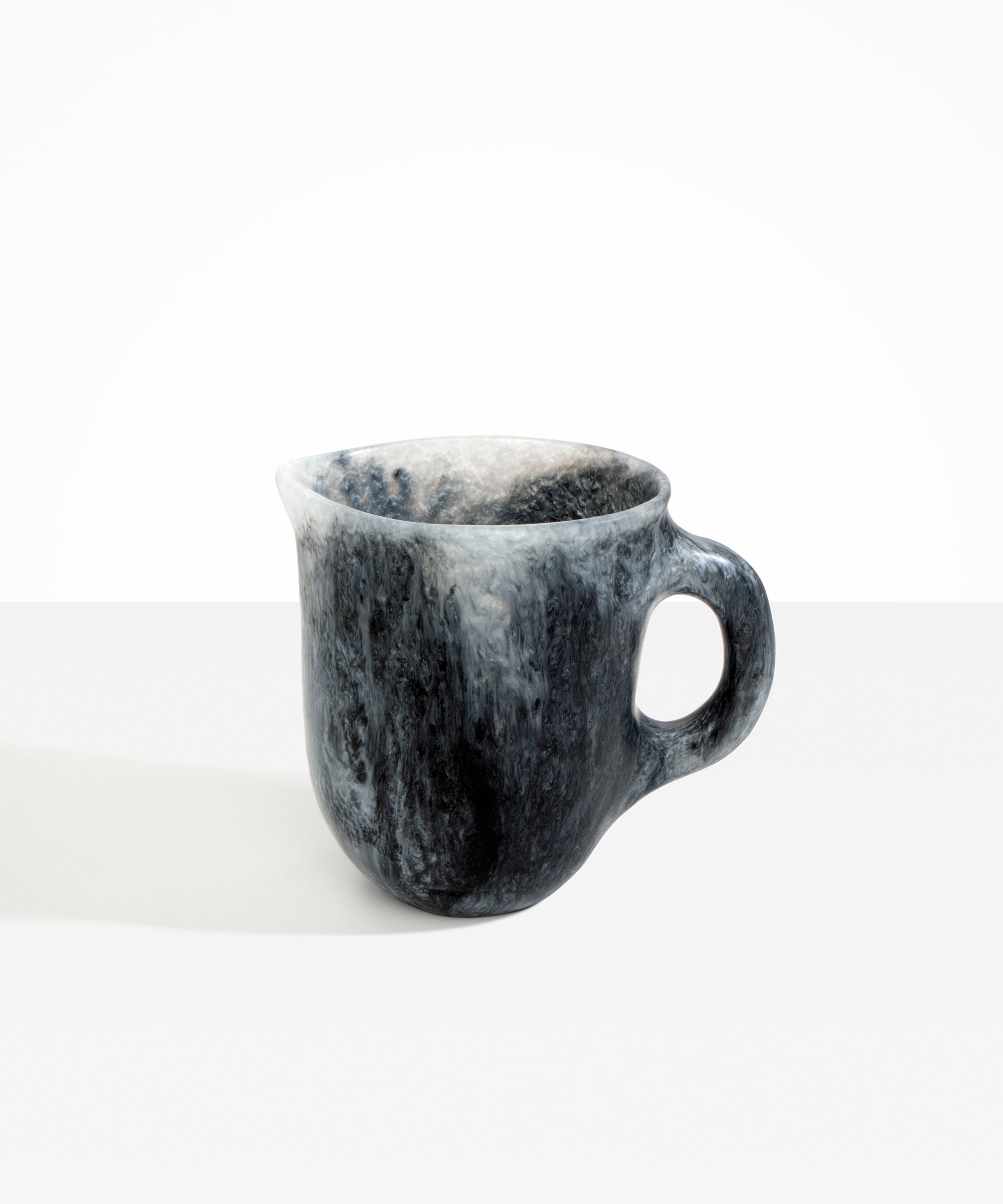 Dinosaur Designs Large Rock Jug in Slate color resin