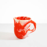 Dinosaur Designs Large Rock Jug in Strawberry color resin