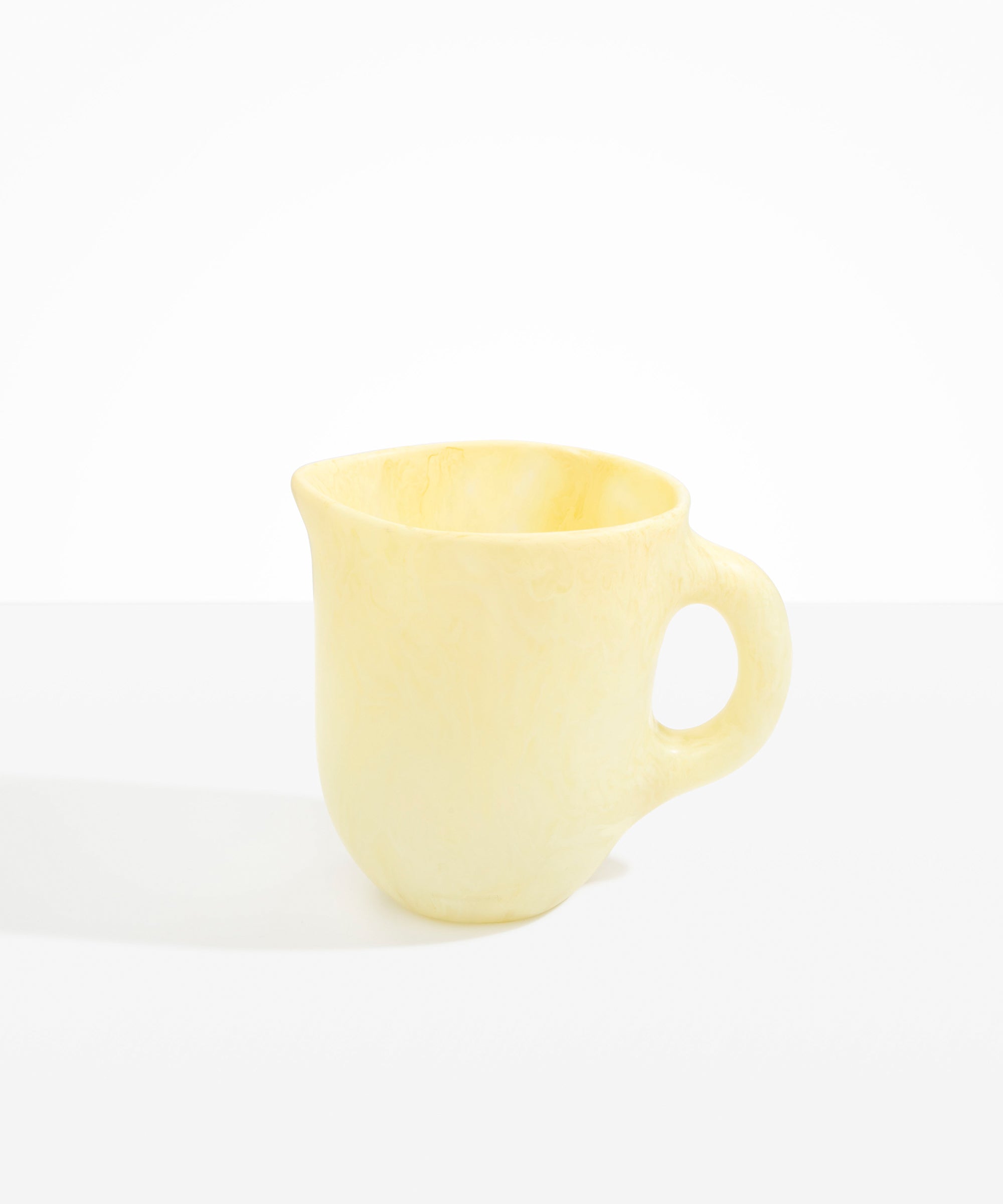 Dinosaur Designs Large Rock Jug in Lemon color resin
