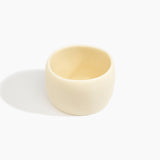 Dinosaur Designs Extra Large Organic Oval Bangle in Cream color resin with Wide Fit