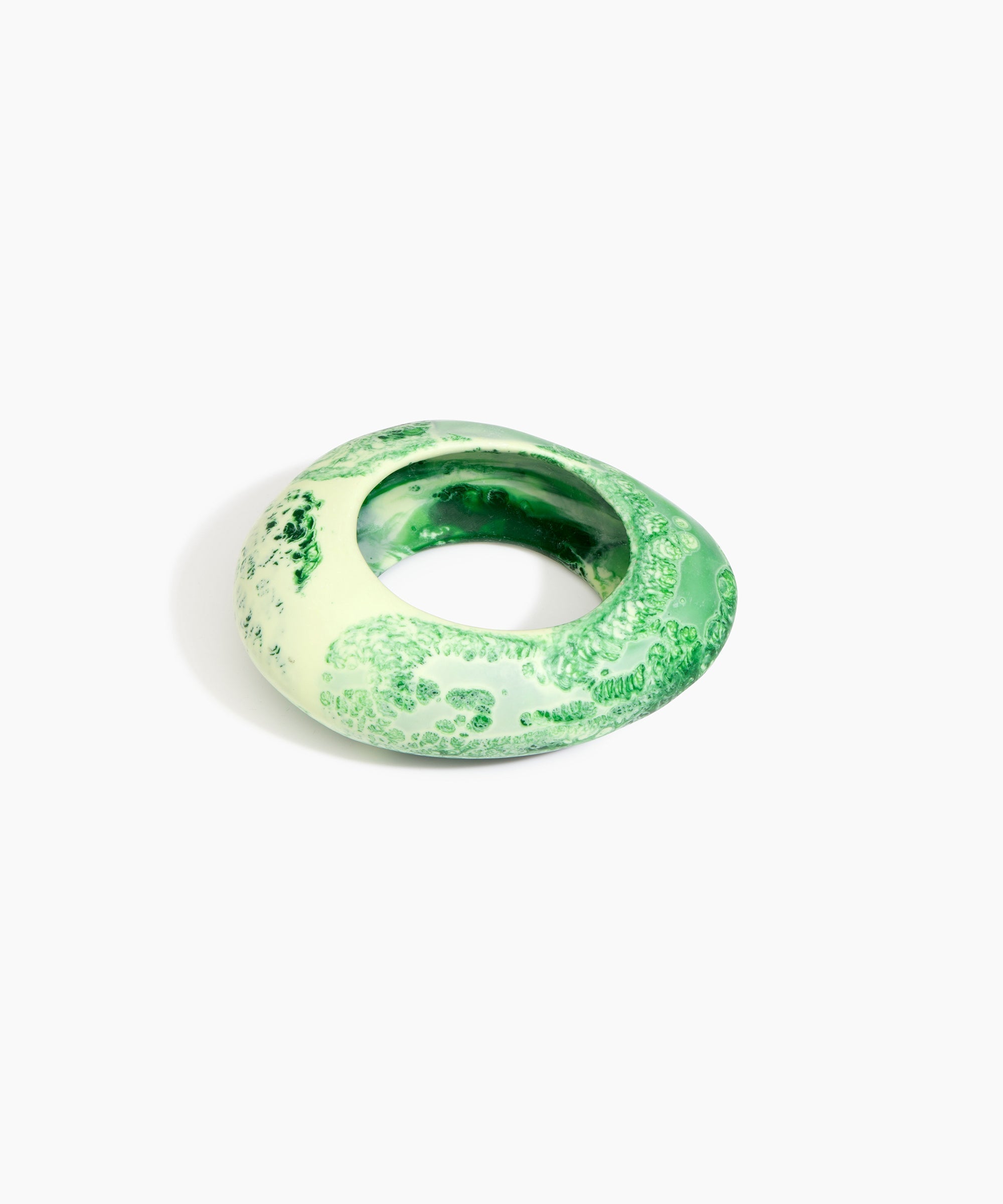 Dinosaur Designs LBRCKLGE large rock bangle GRASS