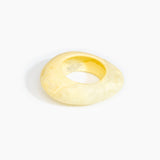 Dinosaur Designs LBRCKLGE large rock bangle LEMON
