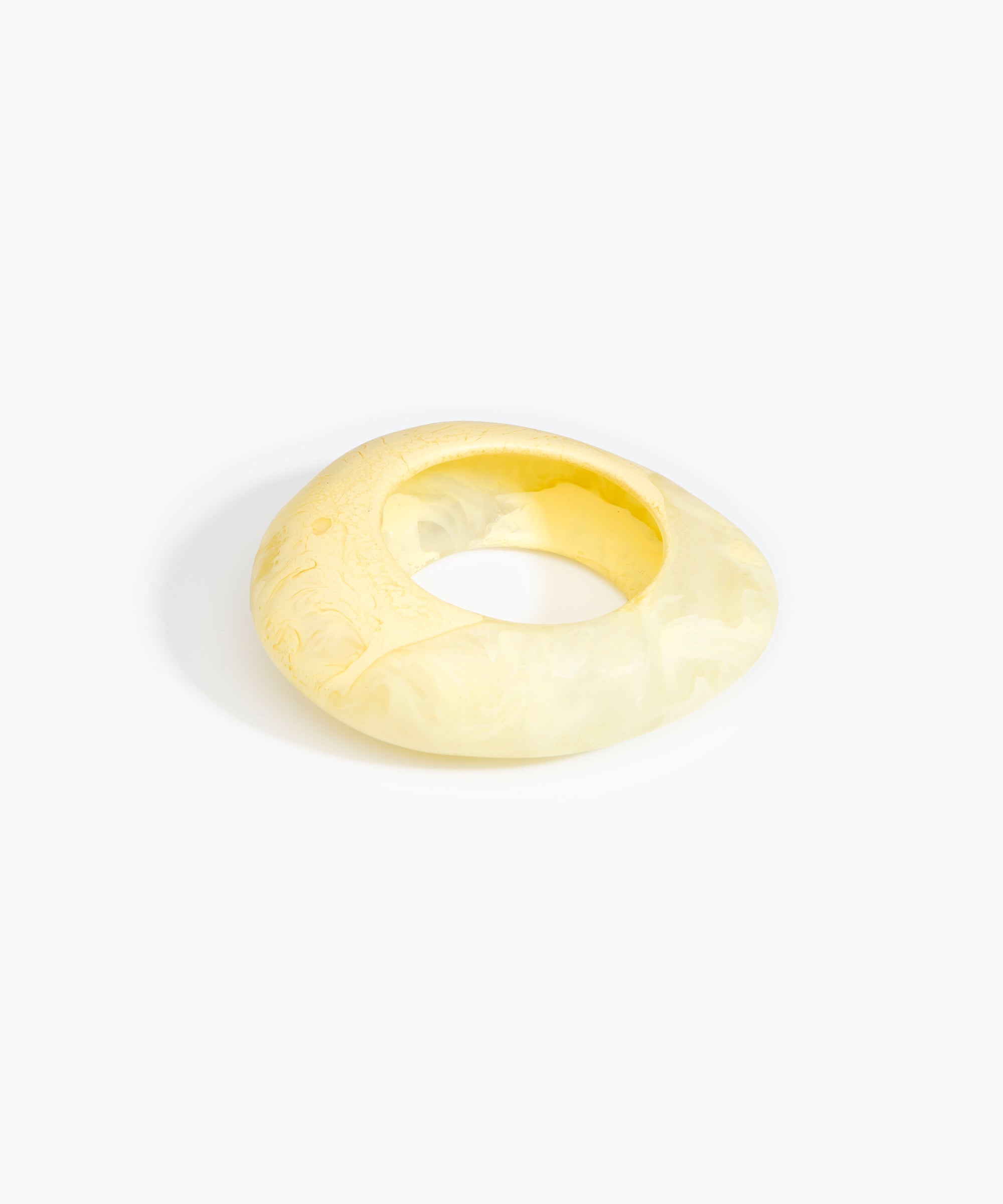 Dinosaur Designs LBRCKLGE large rock bangle LEMON