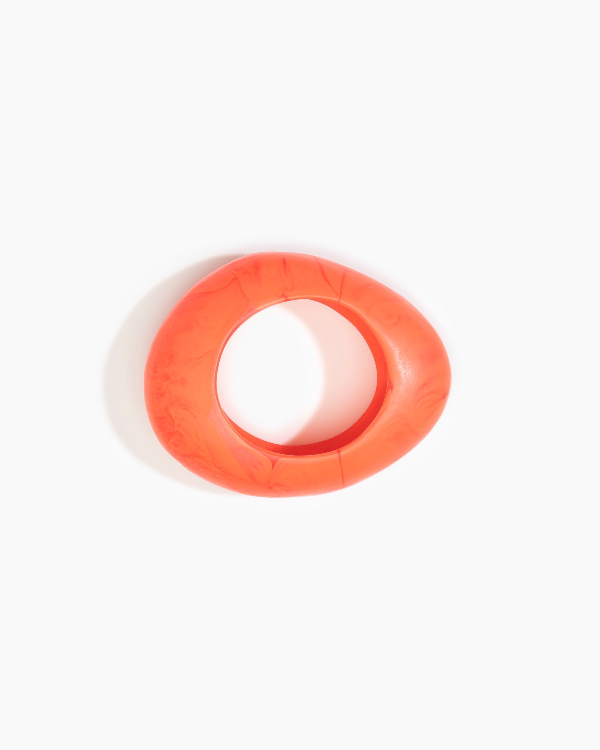 Dinosaur Designs Large Rock Bangle Jewelry in Lychee Colour resin with Wide Fit