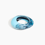Dinosaur Designs LBRCKLGE large rock bangle WATER