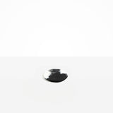 Dinosaur Designs Boulder Coaster in Black Marble color resin