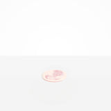 Dinosaur Designs Boulder Coaster in Shell Pink color resin