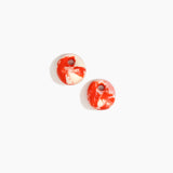 Dinosaur Designs Medium Splash Beads in Strawberry color resin