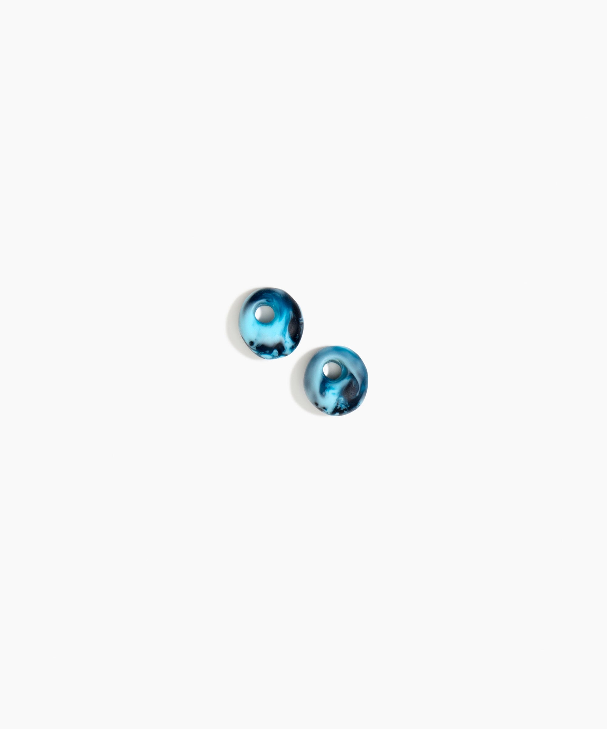 Dinosaur Designs Small Splash Beads in Water color resin