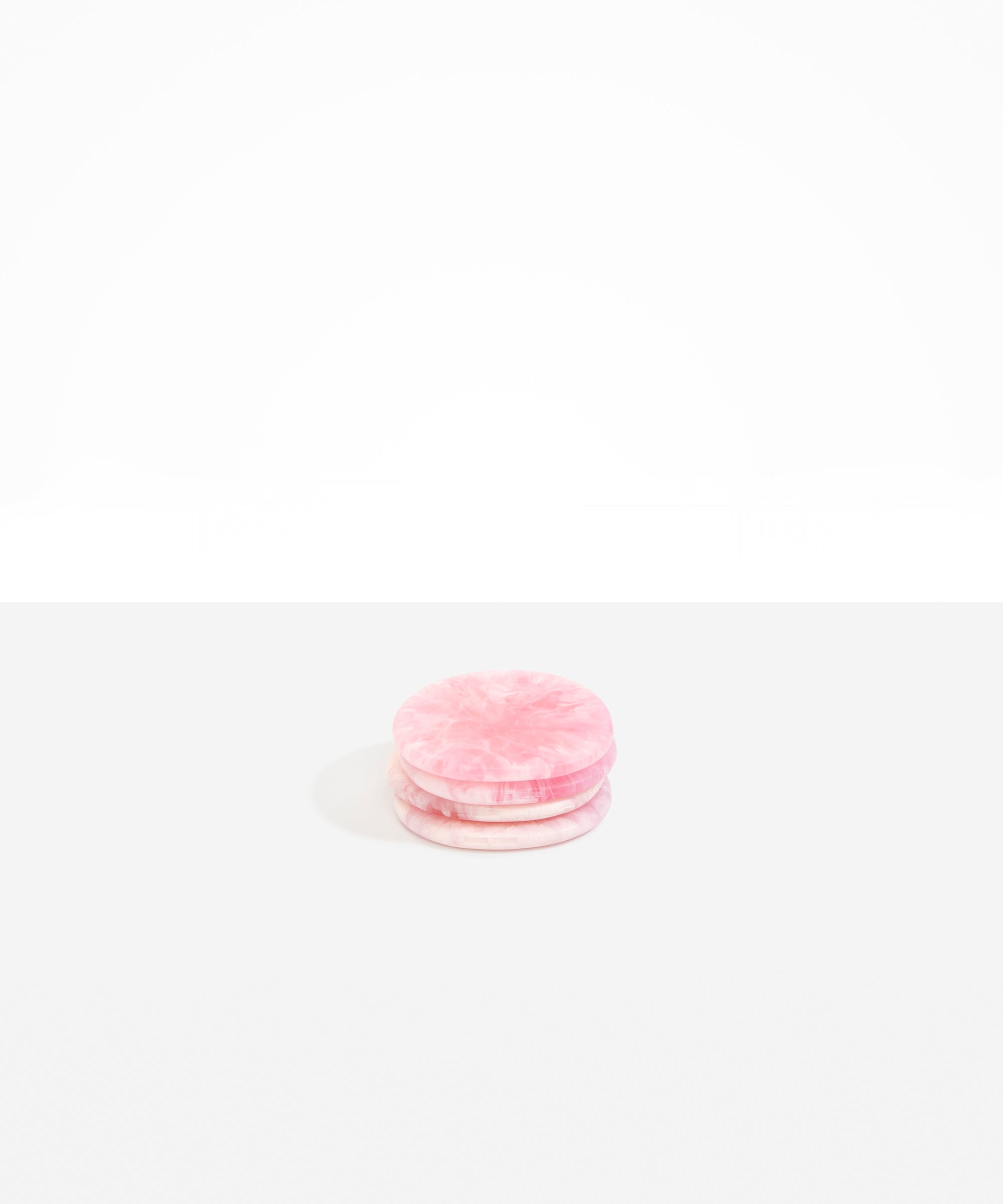 Dinosaur Designs MISTEMCST temple coaster SHELL PINK