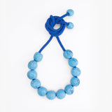 Dinosaur Designs Bold Ball Necklace in Sky color resin