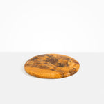 Dinosaur Designs Temple Cheese Platter in Dark Horn color resin