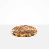 Dinosaur Designs Temple Cheese Platter in Light Horn color resin