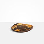 Dinosaur Designs Pebble Plate in Dark Horn color resin
