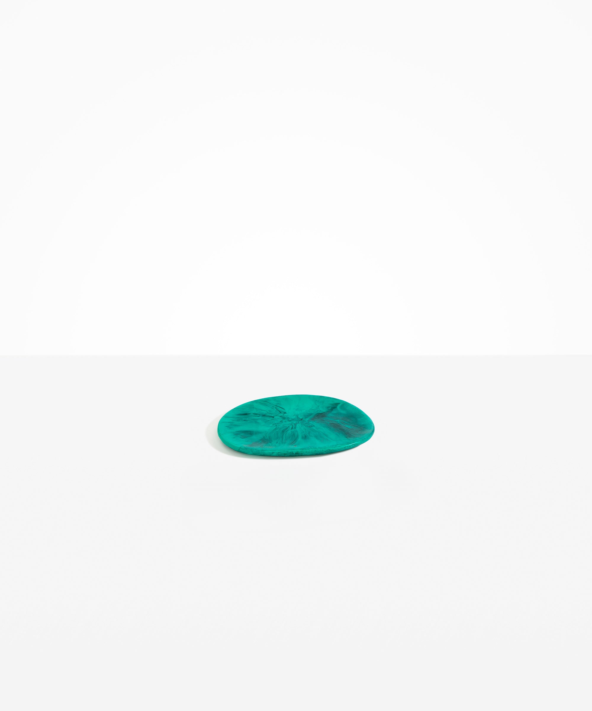 Dinosaur Designs Temple Side Plate in Mineral Swirl color resin