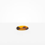 Dinosaur Designs Temple Side Plate in Tortoise color resin