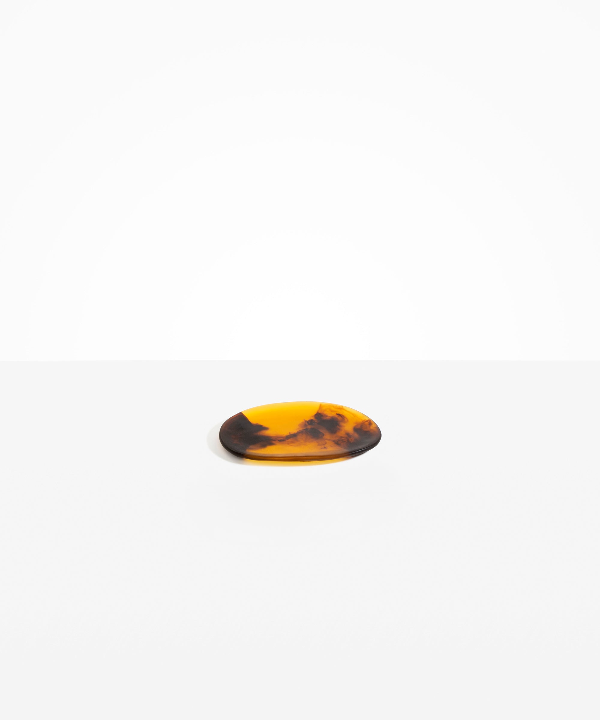 Dinosaur Designs Temple Side Plate in Tortoise color resin