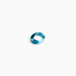 Dinosaur Designs Slate Ring in Water color resin with Regular Fit