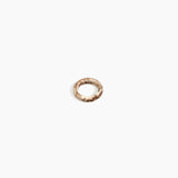 Dinosaur Designs Modern Tribal Band Ring in Cappuccino color resin with Wide Fit