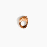 Dinosaur Designs RGPLNPEB pebble ring LIGHT HORN