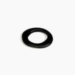 Dinosaur Designs Small Drift Bangle in Black color resin with Wide Fit