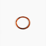 Dinosaur Designs SBORGOVLS small oval organic bangle DARK HORN