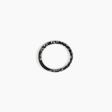 Dinosaur Designs Wishbone Bangle in Black Marble color resin with Wide Fit