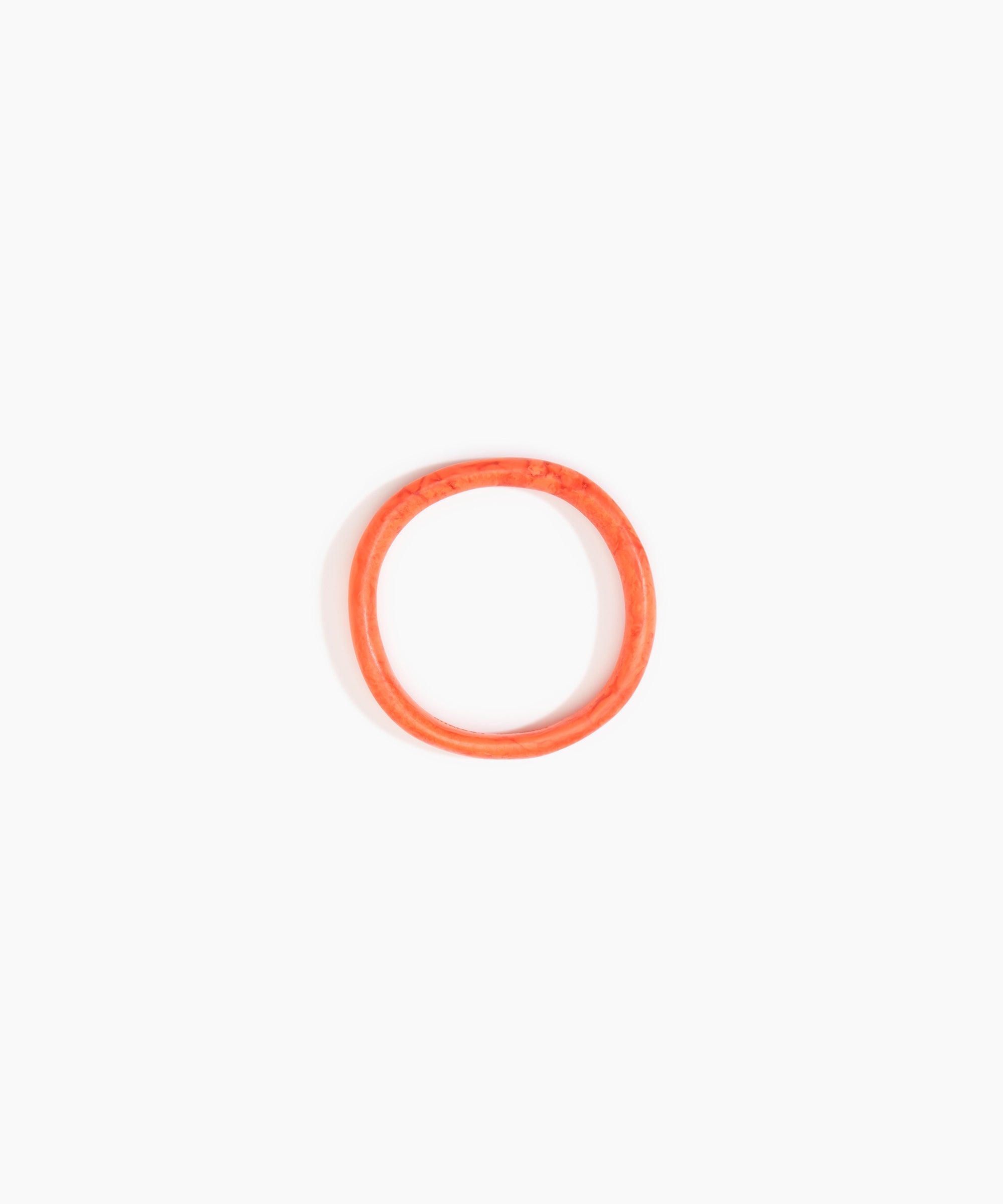Dinosaur Designs Wishbone Bangle in Lychee color resin with Wide Fit