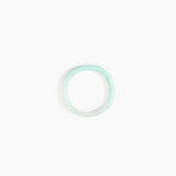 Dinosaur Designs Wishbone Bangle in Mint color resin with Wide Fit