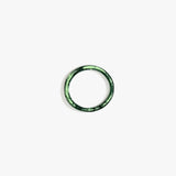 Dinosaur Designs Wishbone Bangle in Moss color resin with Wide Fit