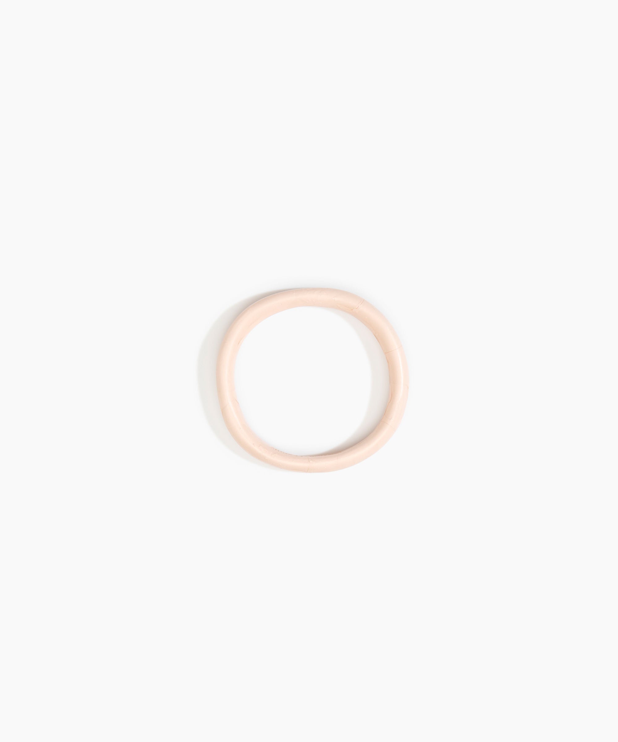 Dinosaur Designs Wishbone Bangle in Rose Swirl color resin with Wide Fit