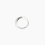 Dinosaur Designs Wishbone Bangle in White Marble color resin with Wide Fit