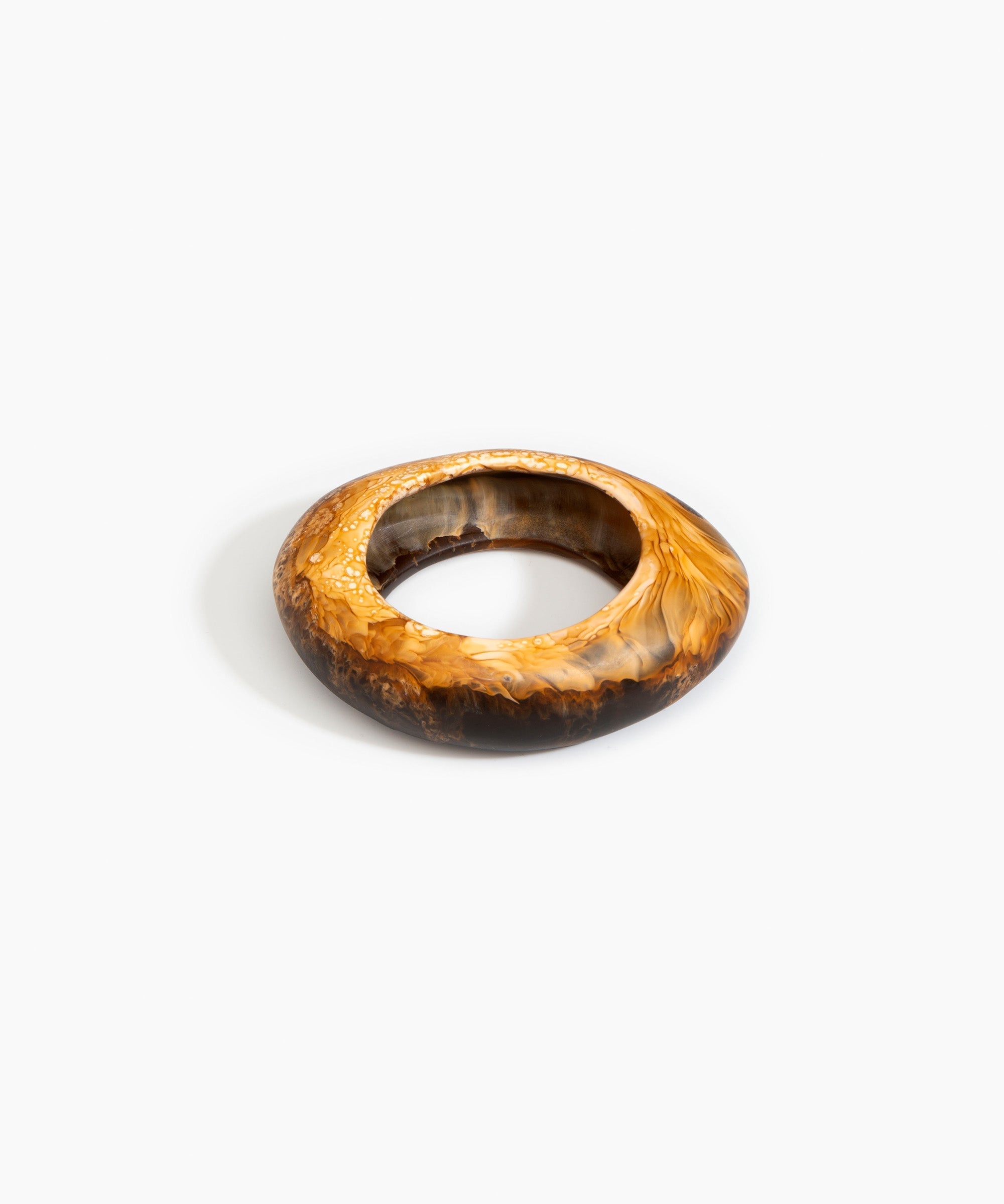 Dinosaur Designs SBRCKMED medium rock bangle DARK HORN