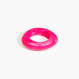 Dinosaur Designs SBRCKMED medium rock bangle FLAMINGO