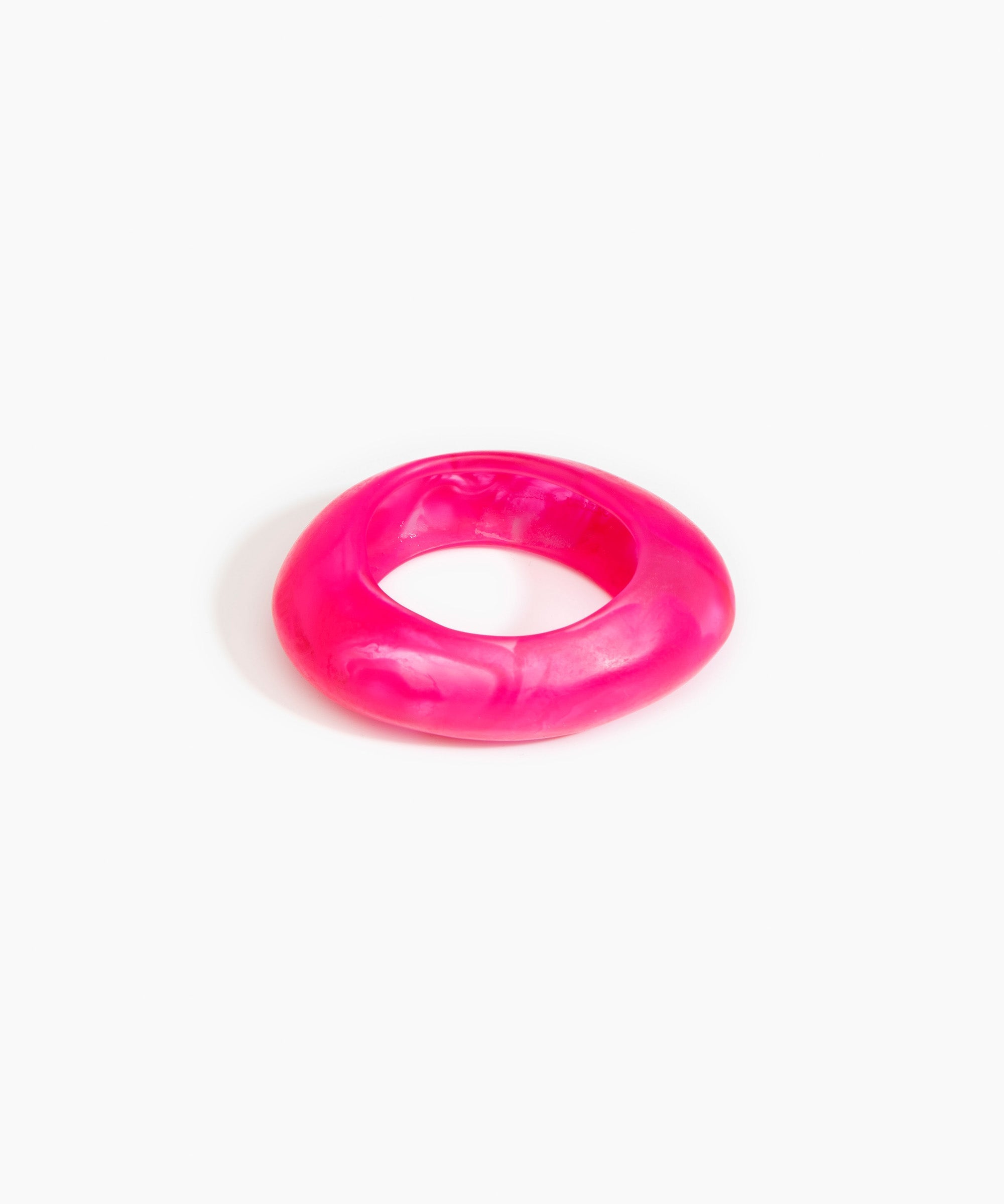 Dinosaur Designs SBRCKMED medium rock bangle FLAMINGO