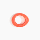 Dinosaur Designs Medium Rock Bangle Bracelets in Lychee Colour resin with Wide Fit