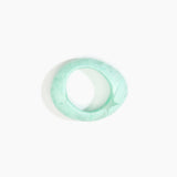 Dinosaur Designs Medium Rock Bangle in Mint color resin with Wide Fit