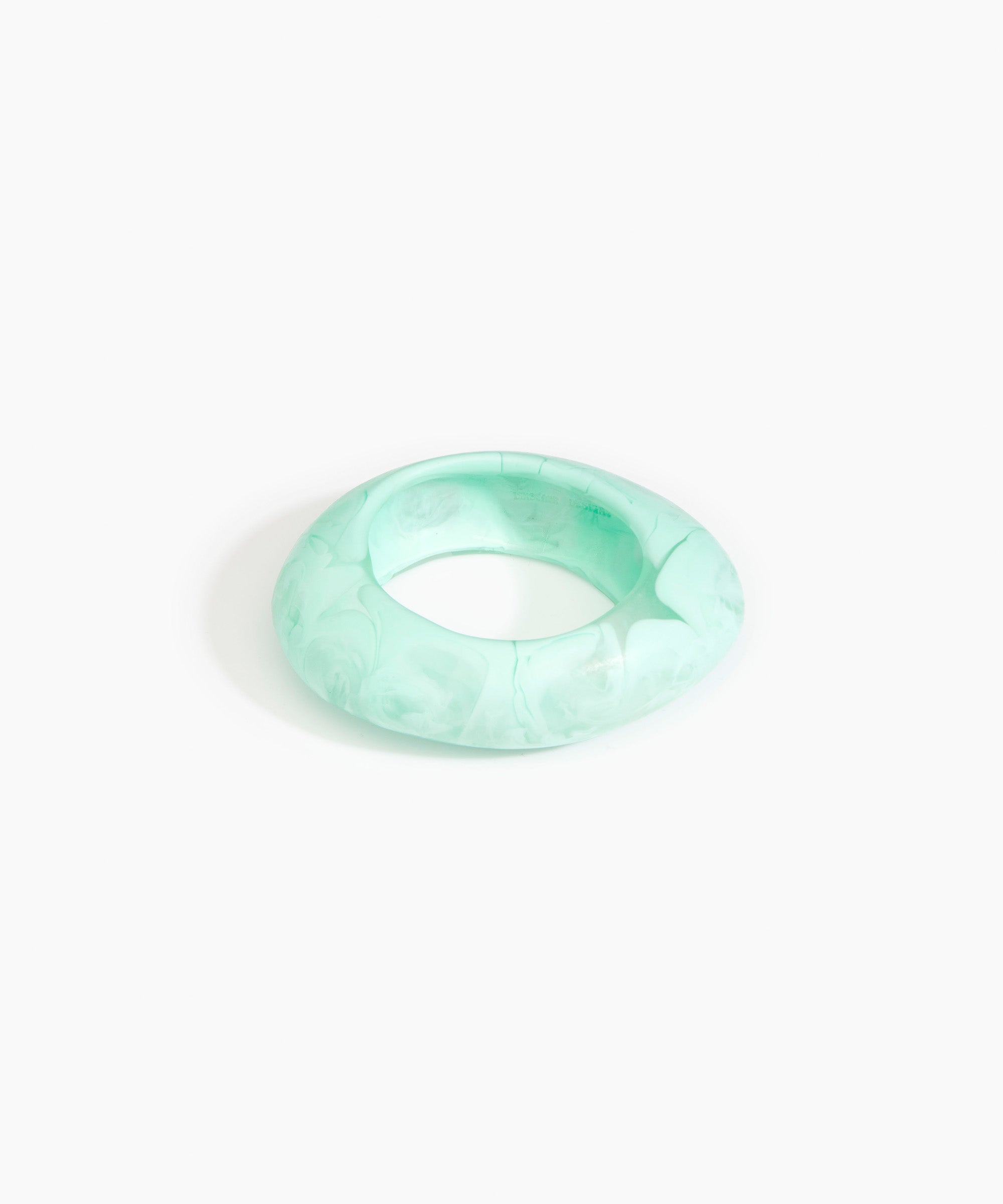 Dinosaur Designs SBRCKMED medium rock bangle MINT