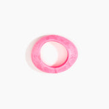 Dinosaur Designs Medium Rock Bangle in Parakeet color resin with Wide Fit