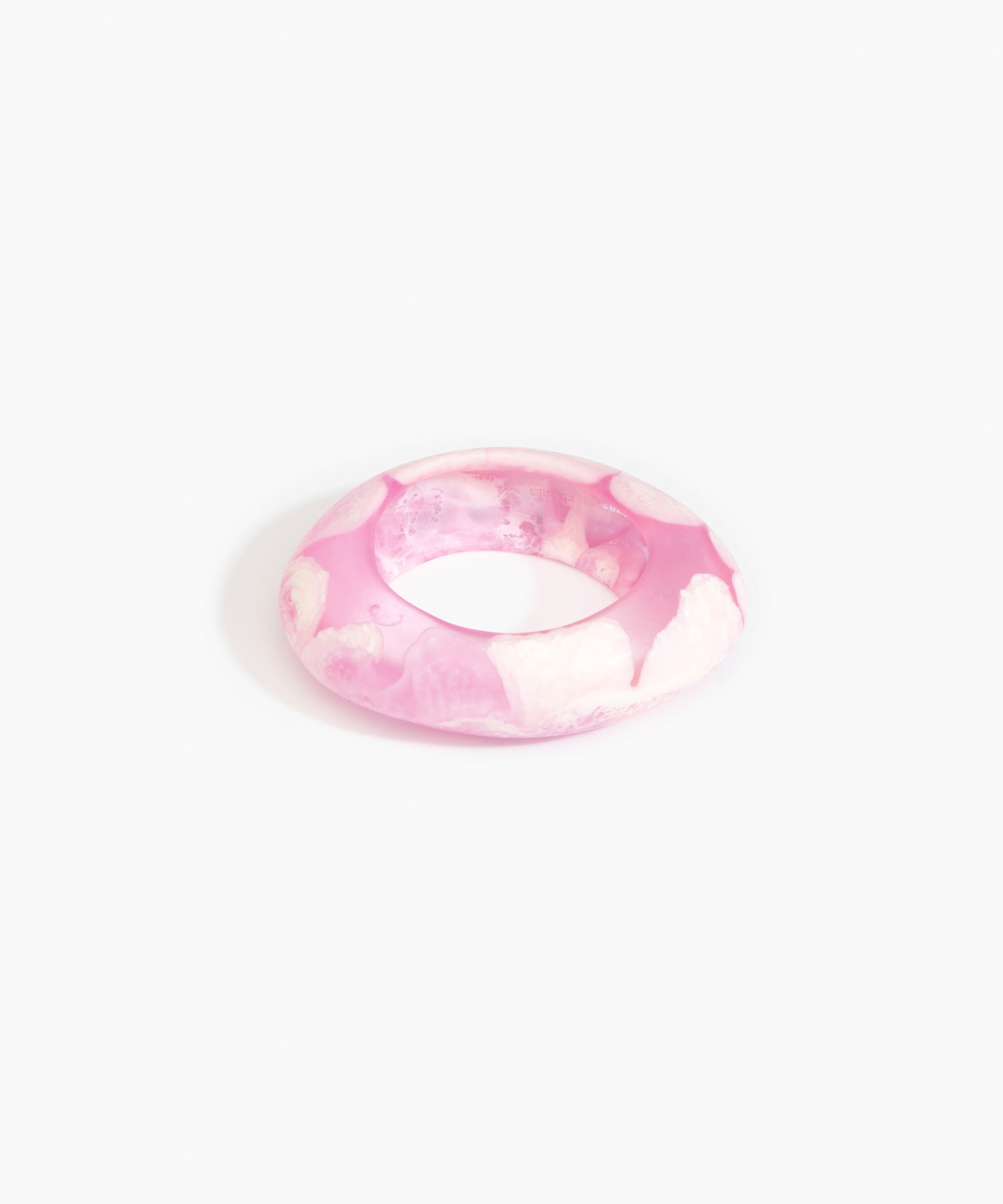 Dinosaur Designs SBRCKMED medium rock bangle SHELL PINK