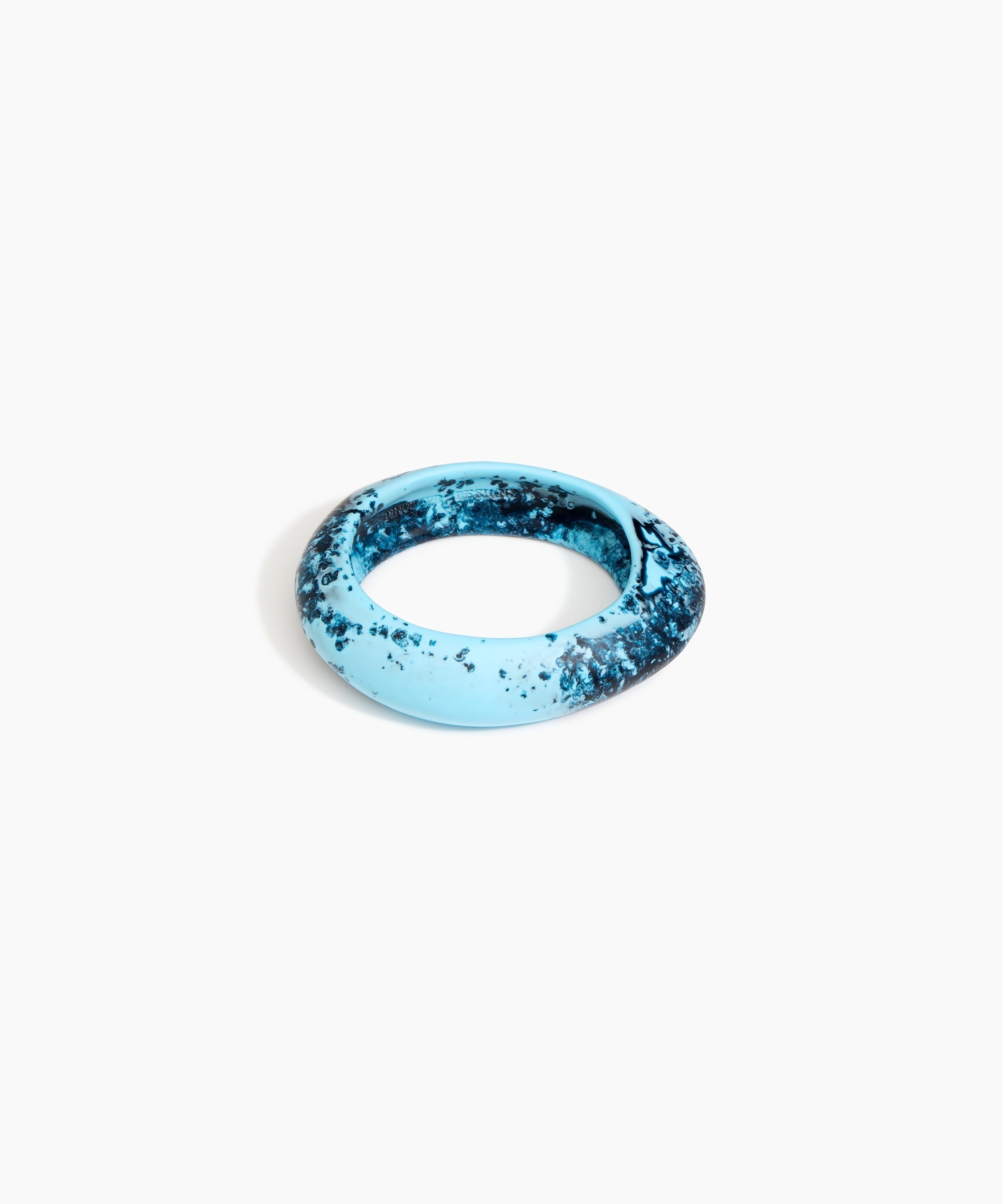 Dinosaur Designs SBRCKSML small rock bangle WATER